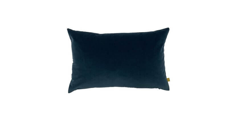 Ava Velvet Cushion Slate Blue